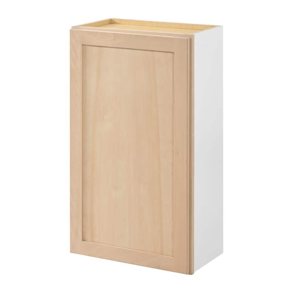 21 in. W x 12 in. D x 36 in. H Ready to Assemble Wall Kitchen Cabinet in Unfinished with CLICKREADY Technology