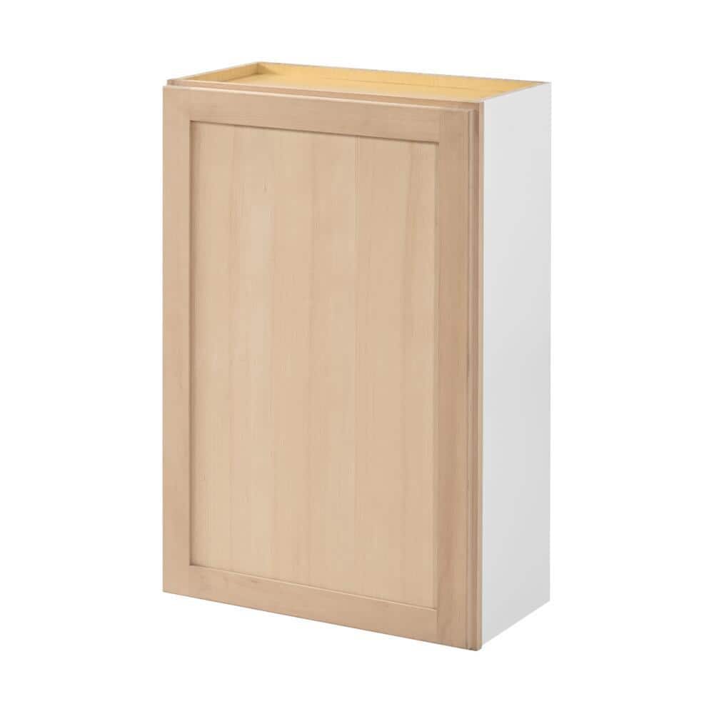 24 in. W x 12 in. D x 36 in. H Ready to Assemble Wall Kitchen Cabinet in Unfinished with CLICKREADY Technology