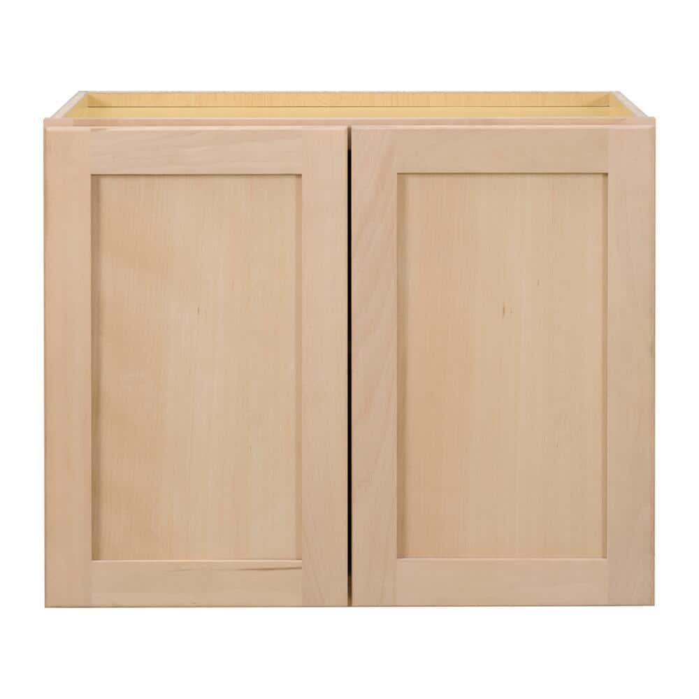 30 in. W x 12 in. D x 24 in. H Ready to Assemble Wall Bridge Kitchen Cabinet in Unfinished with CLICKREADY Technology