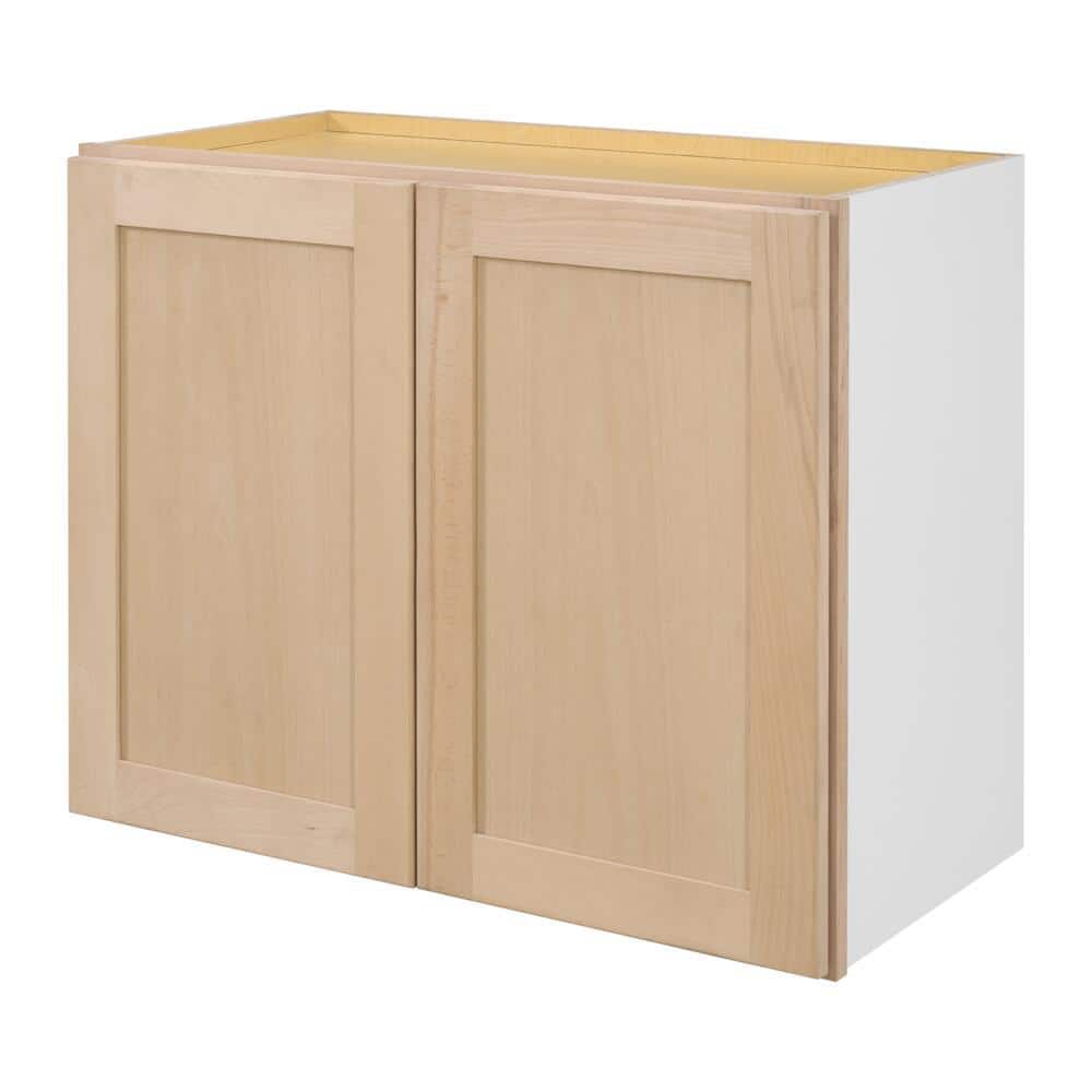 30 in. W x 15 in. D x 24 in. H Ready to Assemble Wall Bridge Kitchen Cabinet in Unfinished with CLICKREADY Technology