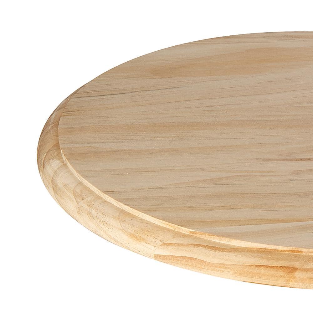 Round Table Top - 16 in. Dia. x 0.75 in. Thick - Unfinished Sanded Pine - DIY Kitchen or Dinner Table
