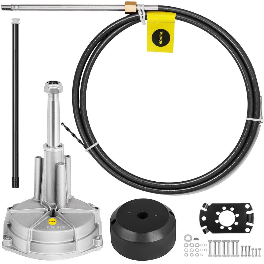 Outboard Boat Steering 13 ft. Boat Steering Cable 3/4 in. Tapered Shaft Outboard Steering kit for Boat Steering - Stu's Home Improvement Outlet