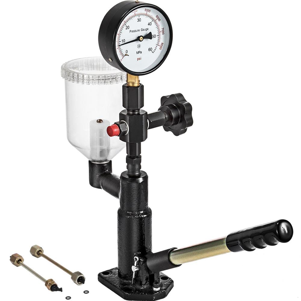 Diesel Fuel Injector Tester 400Bar 6000PSI Diesel Injector Nozzle Tester with Dual Scale Gauge to Adjust Nozzle Pressure - Stu's Home Improvement Outlet