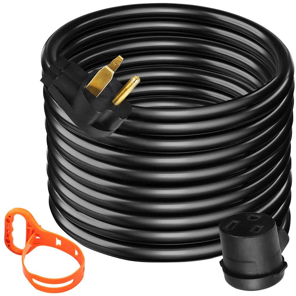 Welder Extension Cord 40 Amp 25 ft. 250 Volt Welding Power Cord with NEMA 6-50 Plug 8 Wire Gauge 3 Prong