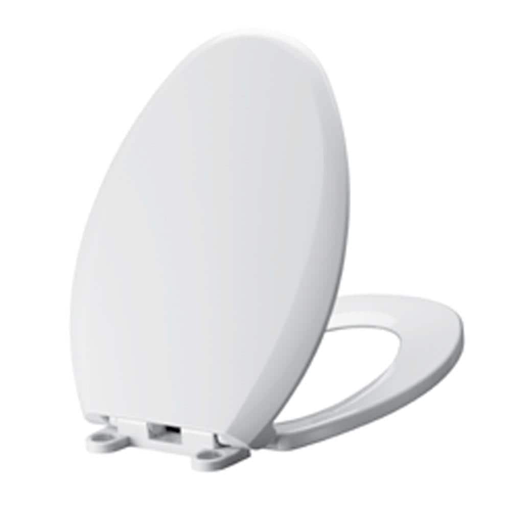 Cadet Slow Close EverClean Elongated Slow Close Toilet Seat in White