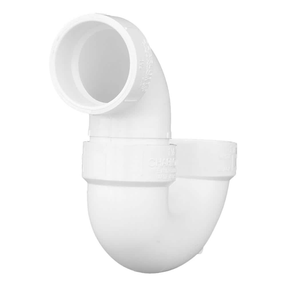 4 in. DWV PVC P- Trap With Solvent Weld Joint
