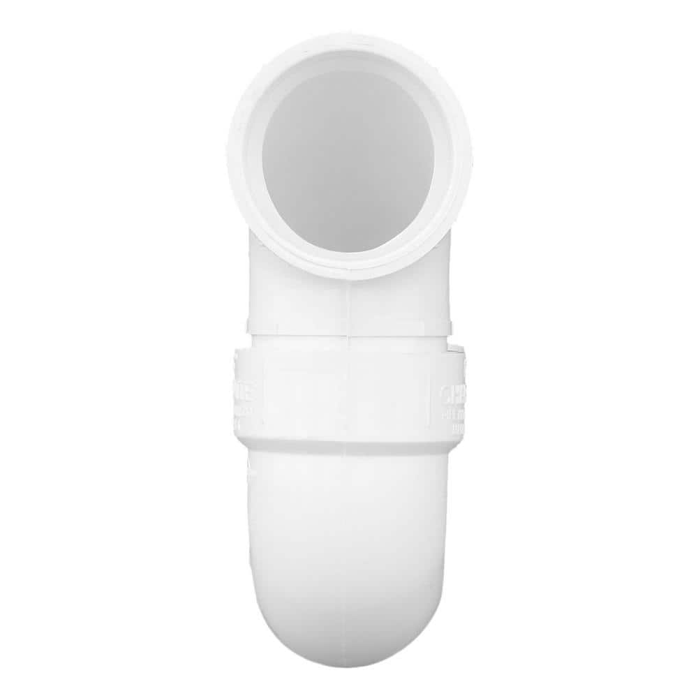 4 in. DWV PVC P- Trap With Solvent Weld Joint