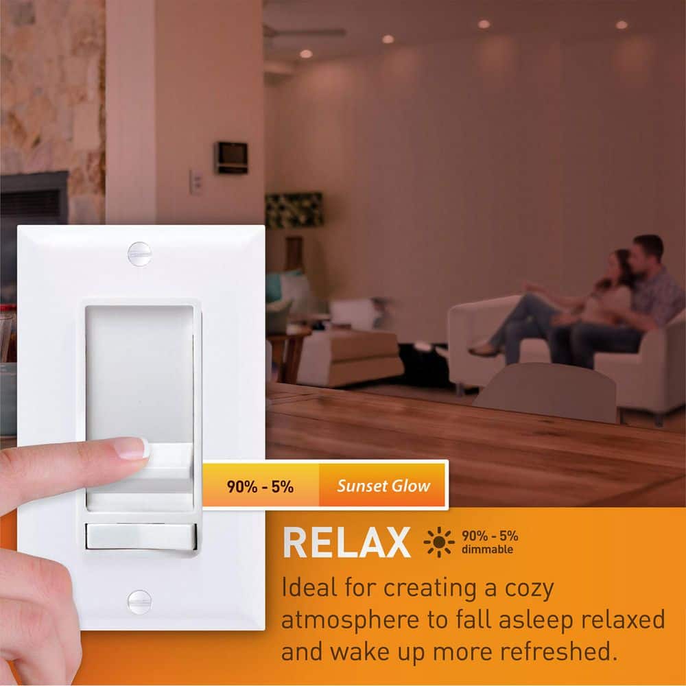 Trimless Integrated LED 6 in Round Adjustable Color Temp Canless Recessed Light for Kitchen Bathroom Livingroom, White - Stu's Home Improvement Outlet