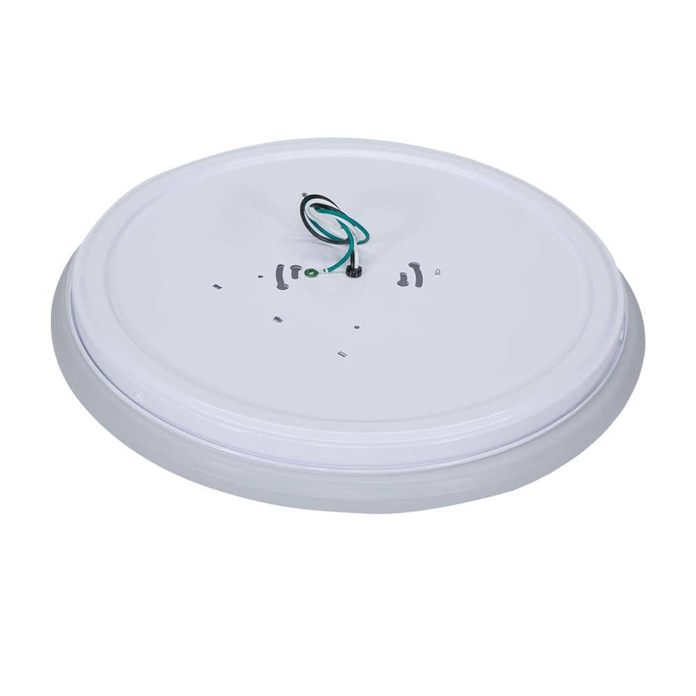 Commercial Electric 16 in. Low Profile LED Flush Mount Round Closet Light Fixture 1700 Lumens 3000K 4000K 5000K Dimmable Hallway Stairwell - Stu's Home Improvement Outlet