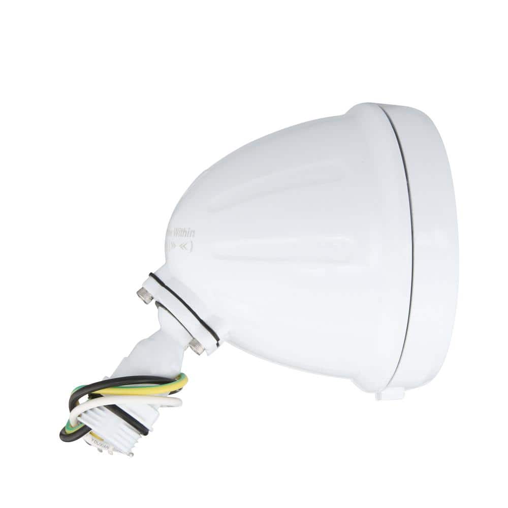 14 - Watt Hardwired White LED Landscape Flood Light Metal Spot Light, 1100 Lumens - Stu's Home Improvement Outlet