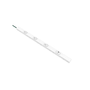 Cordless 24 in. 3 - Outlet Power Strip with 1 USB - A and 1 USB - C, White - Stu's Home Improvement Outlet