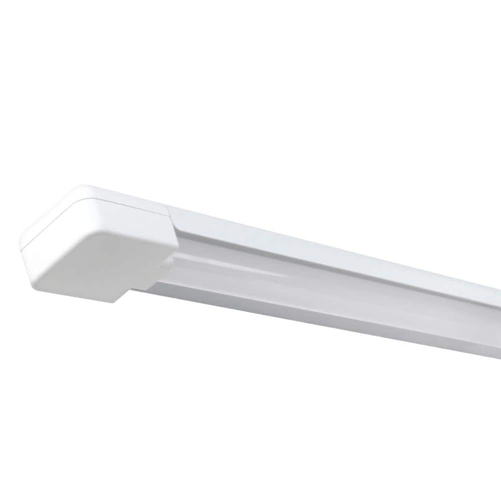 3 ft. 1 - Light 30 - Watt Integrated LED White Utility Shop Light with Power Cord - Stu's Home Improvement Outlet