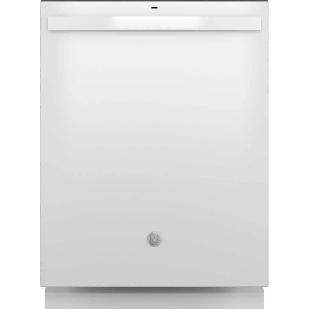 24 in. White Top Control Built-In Tall Tub Dishwasher with Steam Cleaning and 52 dBA