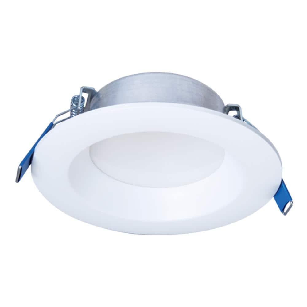QuickLink Low Voltage, 4 in. Selectable CCT 2700 - 5000K, 600 Lumens, Recessed Canless LED Accessory Downlight, Dimmable - Stu's Home Improvement Outlet