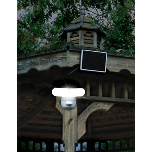 SLMT 180° White 90 - Watt Equivalent, 1000 - Lumens Solar Motion Integrated LED Twin Head Flood Light - Stu's Home Improvement Outlet