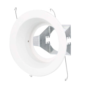 5 in. White Recessed Ceiling Light Trim with Open Splay - Stu's Home Improvement Outlet
