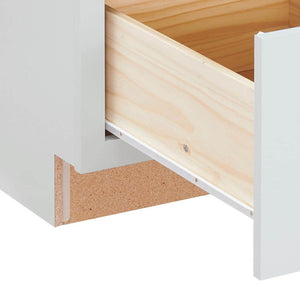 Westfield Feather White Furniture Board Shaker Stock Drawer Base Kitchen Cabinet (23.75 in. W x 35 in. H x 18 in. D) - Stu's Home Improvement Outlet