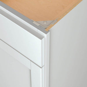 Westfield Feather White Furniture Board Shaker Stock Drawer Base Kitchen Cabinet (23.75 in. W x 35 in. H x 18 in. D) - Stu's Home Improvement Outlet