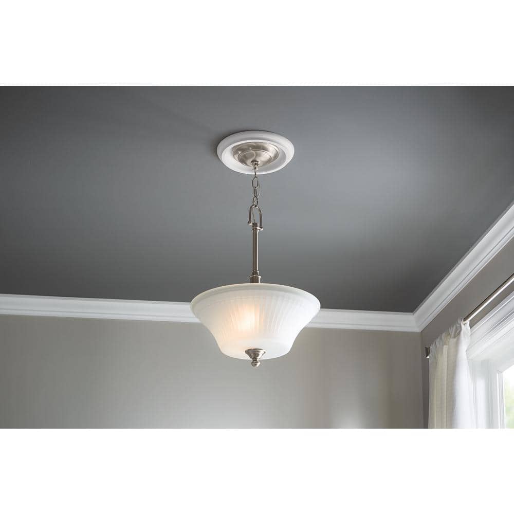Hampton Bay 10 in. White Smooth Ceiling Medallion - Stu's Home Improvement Outlet
