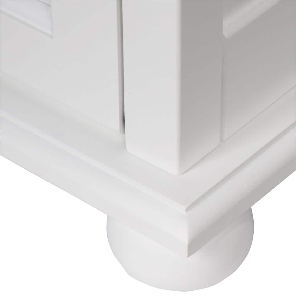 Hampton Harbor 35 in. Double Tilt - Out Hamper in White - Stu's Home Improvement Outlet