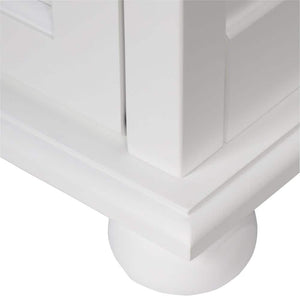 Hampton Harbor 35 in. Double Tilt - Out Hamper in White - Stu's Home Improvement Outlet