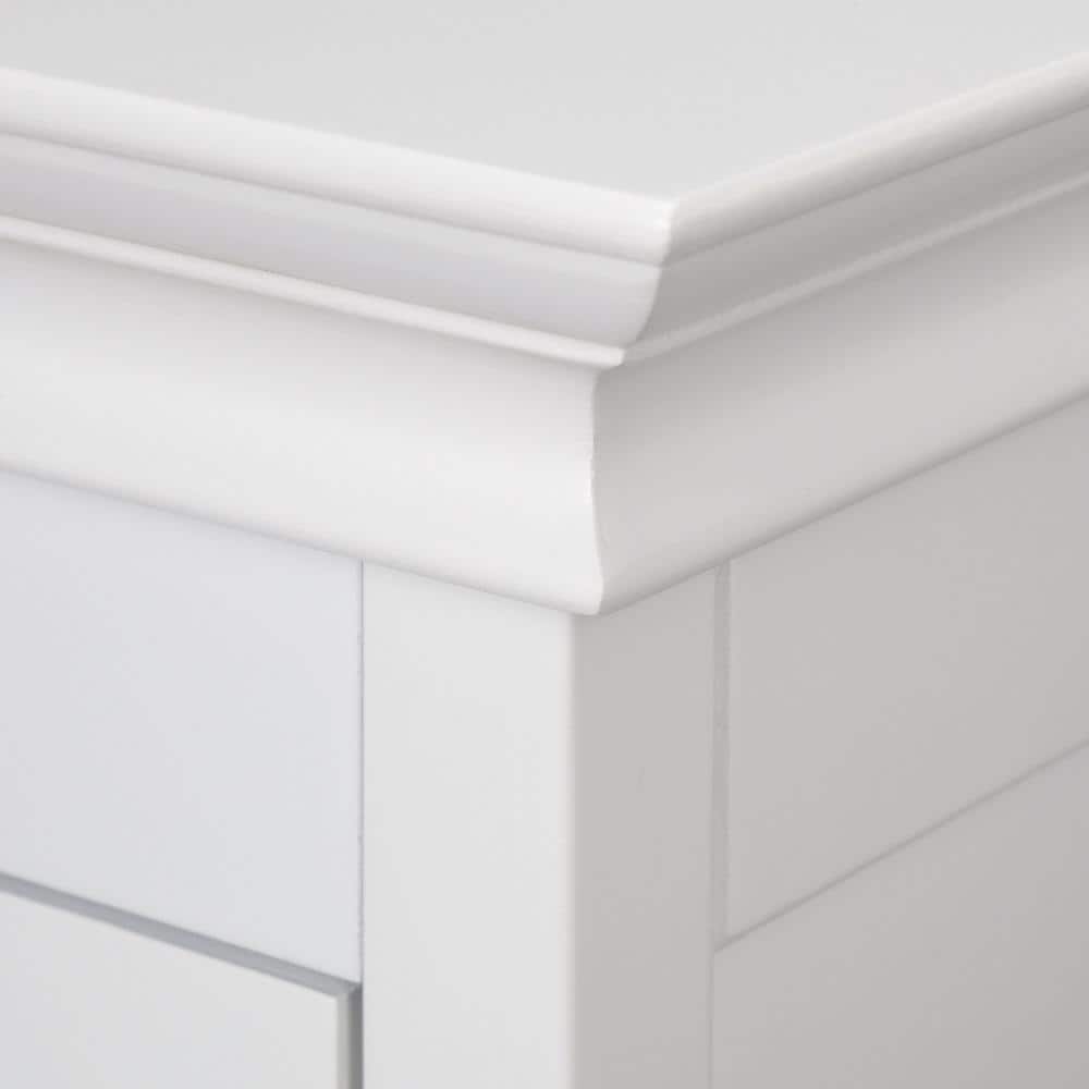 Hampton Harbor 35 in. Double Tilt - Out Hamper in White - Stu's Home Improvement Outlet
