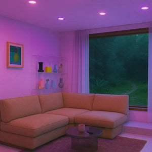 LIFX 6 in. SuperColor Adjustable Smart Retrofit Deep Baffle Recessed Light Trim Kit Downlight - Stu's Home Improvement Outlet