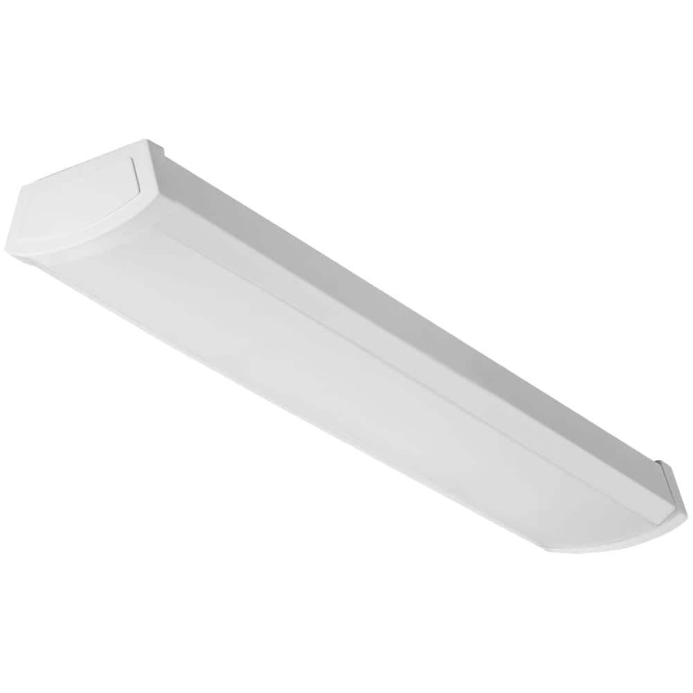 Contractor Select FMLWL 2 ft. 20-Watt 1400 Lumens 4000K White Integrated LED Wrap Light Fixture