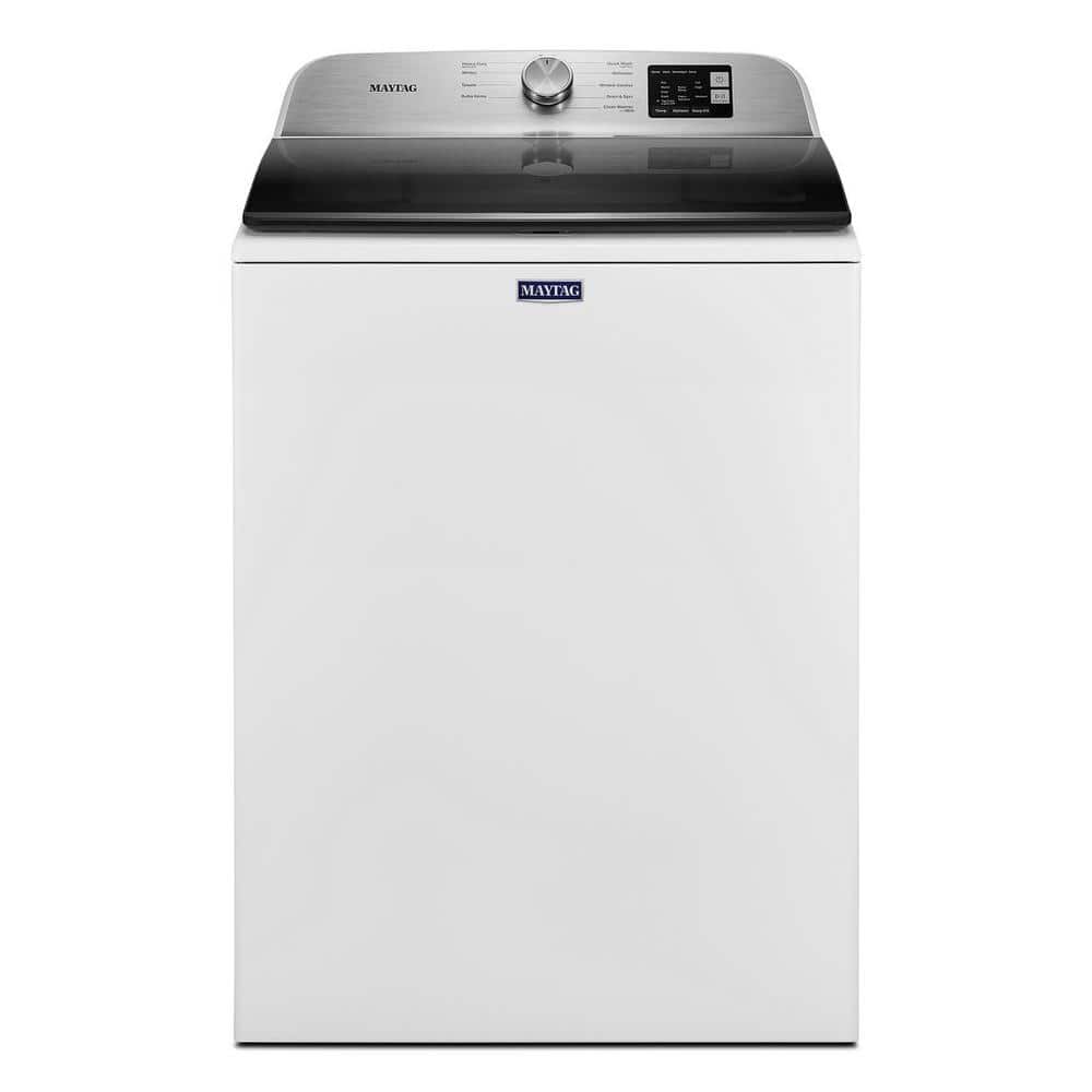 28 in. 4.8 cu. ft. White Top Load Washing Machine with Deep Fill