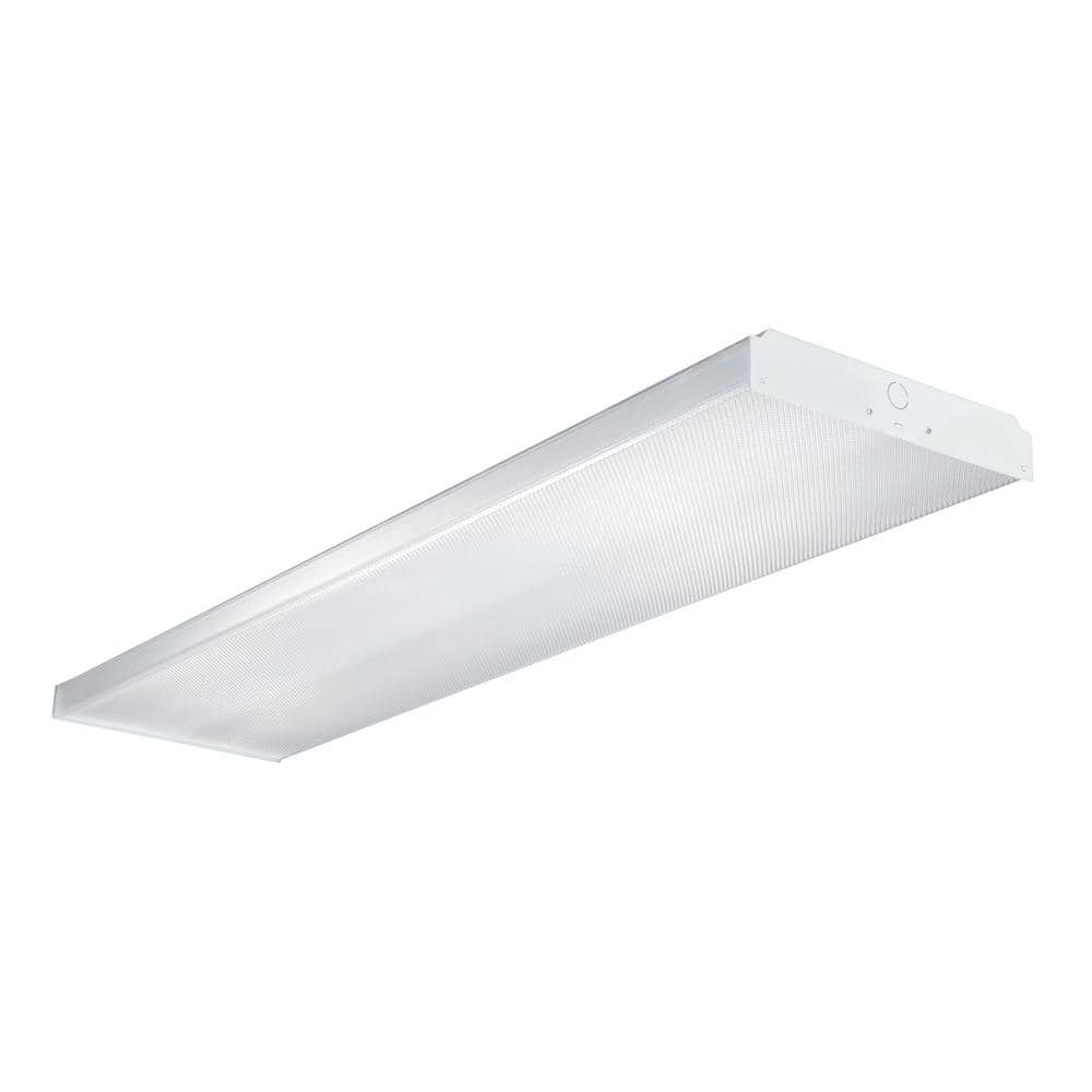 4 ft. White 4 - Light Residential Fluorescent Wraparound Fixture - Stu's Home Improvement Outlet