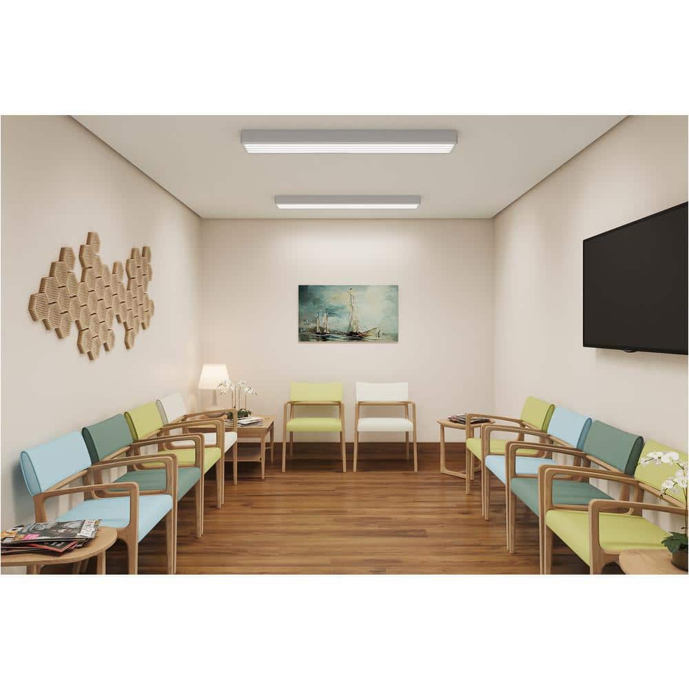 4-Light 4 ft. White Wraparound Light