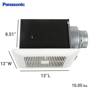 WhisperGreen Select Pick - A - Flow 30 to 110 CFM Bathroom Exhaust Fan Flex - ZFast Bracket - 4/6 in. Duct Adapter - Stu's Home Improvement Outlet