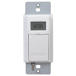 Intermatic 15 Amp 7 - Day Indoor In - Wall Astronomic Digital Timer, White - Stu's Home Improvement Outlet