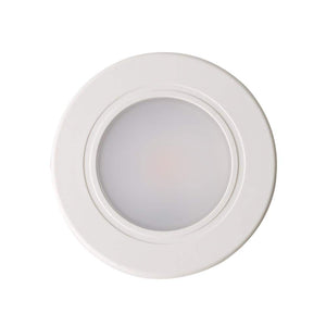 Plug - In 5 - Light White Dimmable Integrated LED Under Cabinet Puck Light with J - box - Stu's Home Improvement Outlet