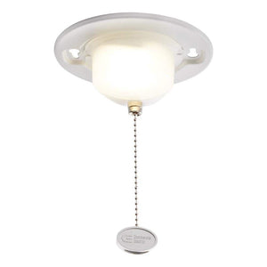 Commercial Electric 5 in. Closet Utility Light Lampholder with Pull Chain LED Flush Mount 650 Lumens 7 - Watt 4000K Bright White - Stu's Home Improvement Outlet
