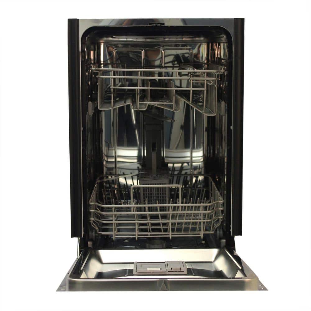 SPT 18 in. White Front Control Smart Dishwasher, 120 - volt Stainless Steel Tub - Stu's Home Improvement Outlet