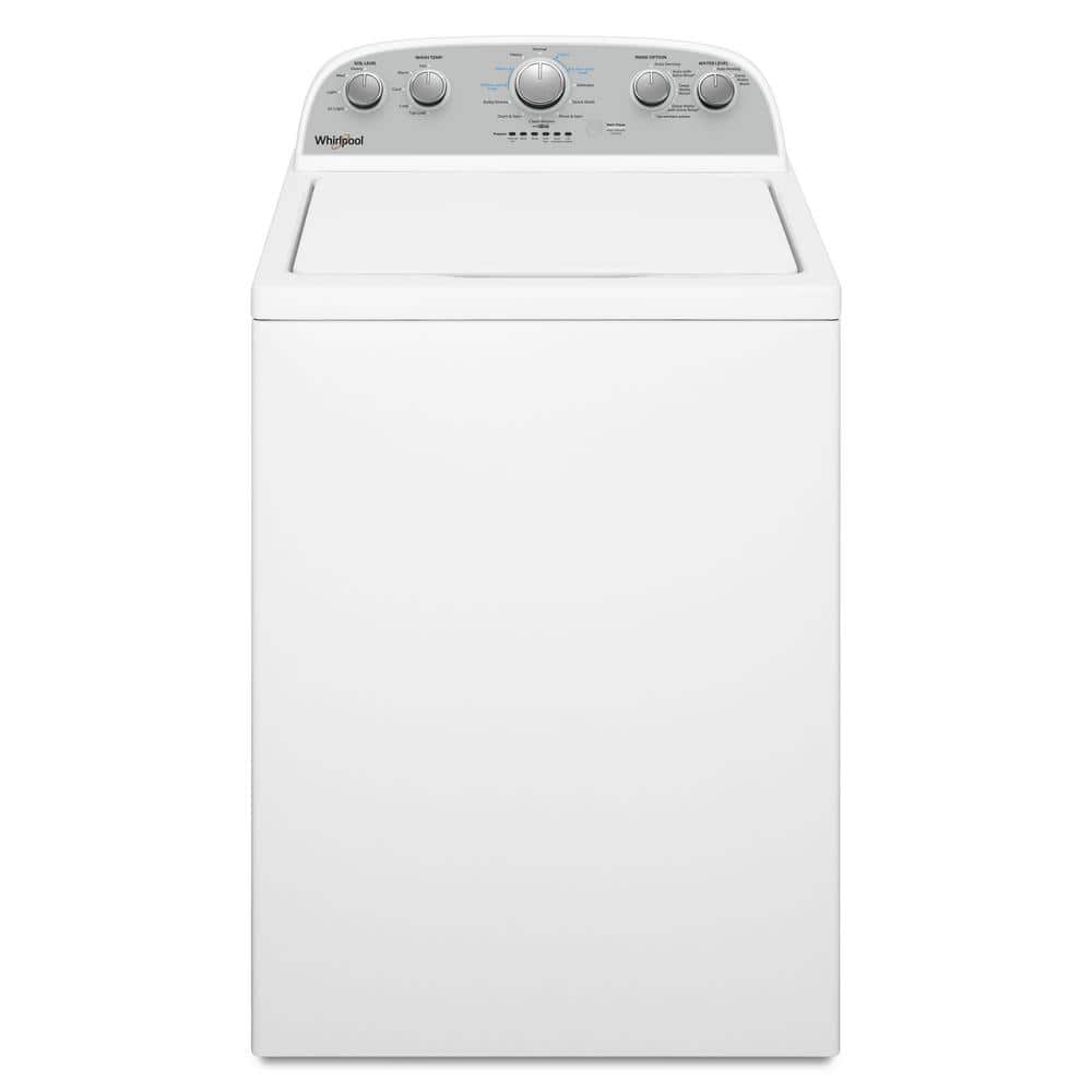 27.5 in. 3.8 cu. ft. High-Efficiency White Top Load Washing Machine with Soaking Cycles