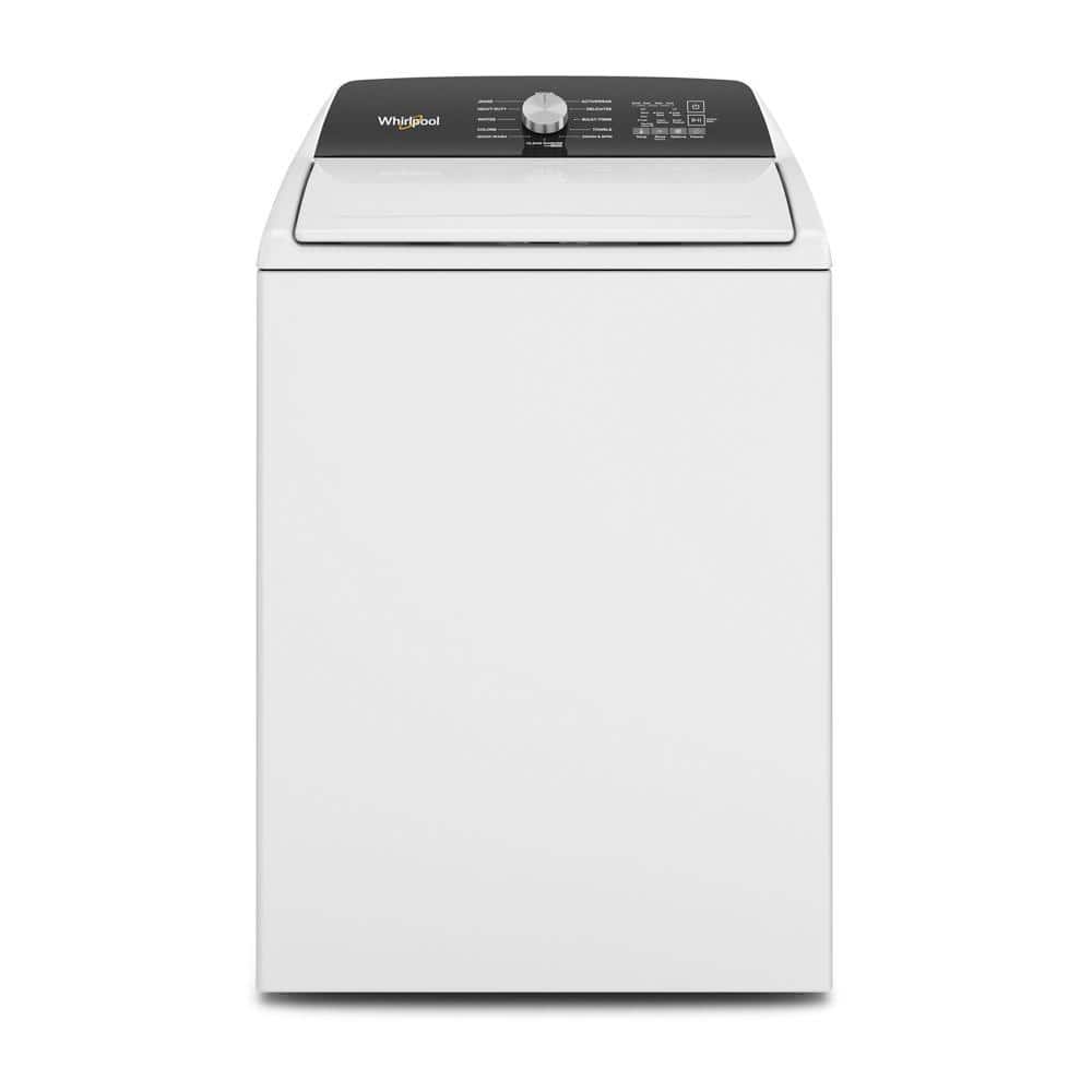 Whirlpool 4.5 cu. ft. High Efficiency Top Load Agitator Washer in White with Built-in Faucet (WTW5015Lw)