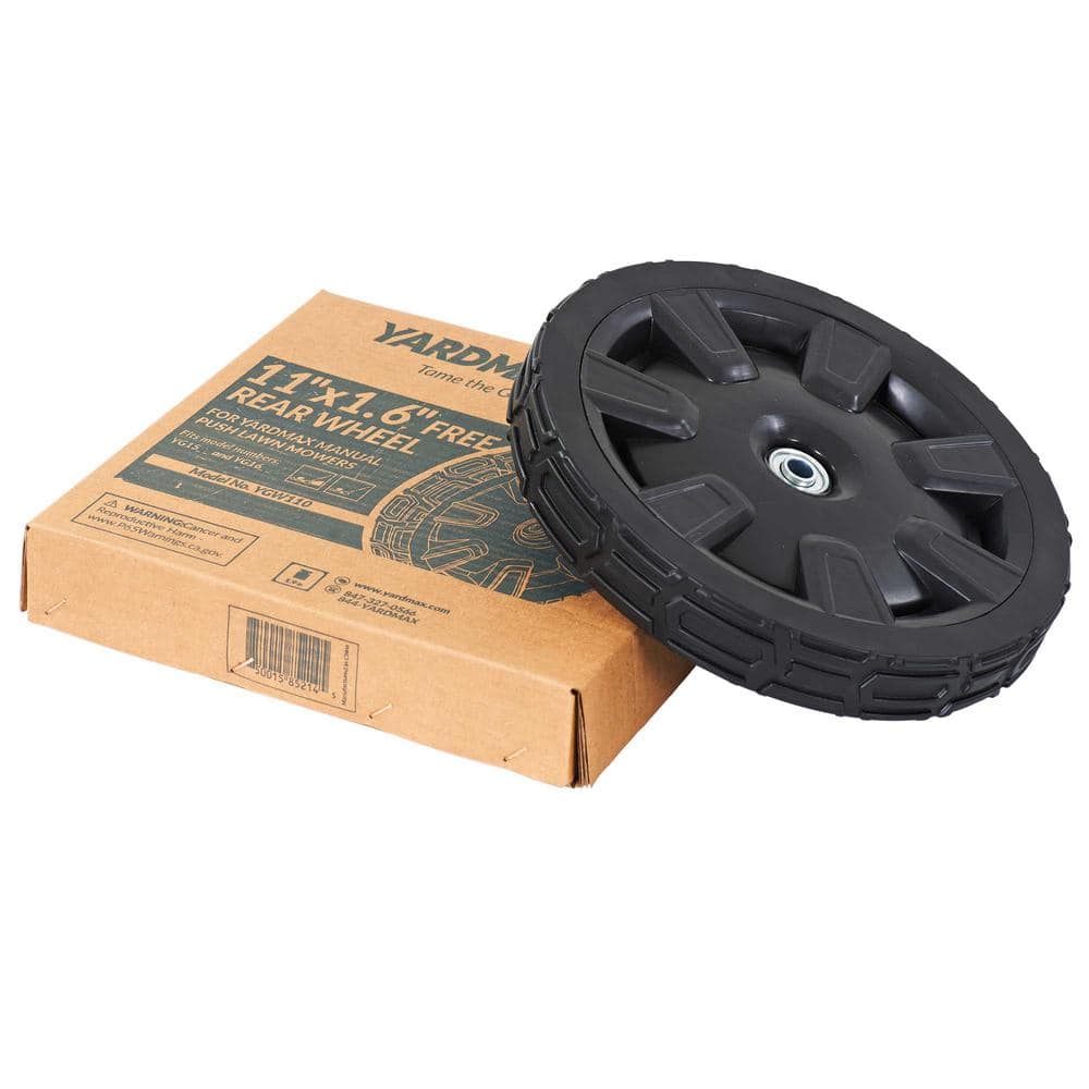 11 in. X 1.6 in. Replacement Free/Non - Drive Rear Wheel for Push / Non Self - propelled Lawn Mowers - Stu's Home Improvement Outlet